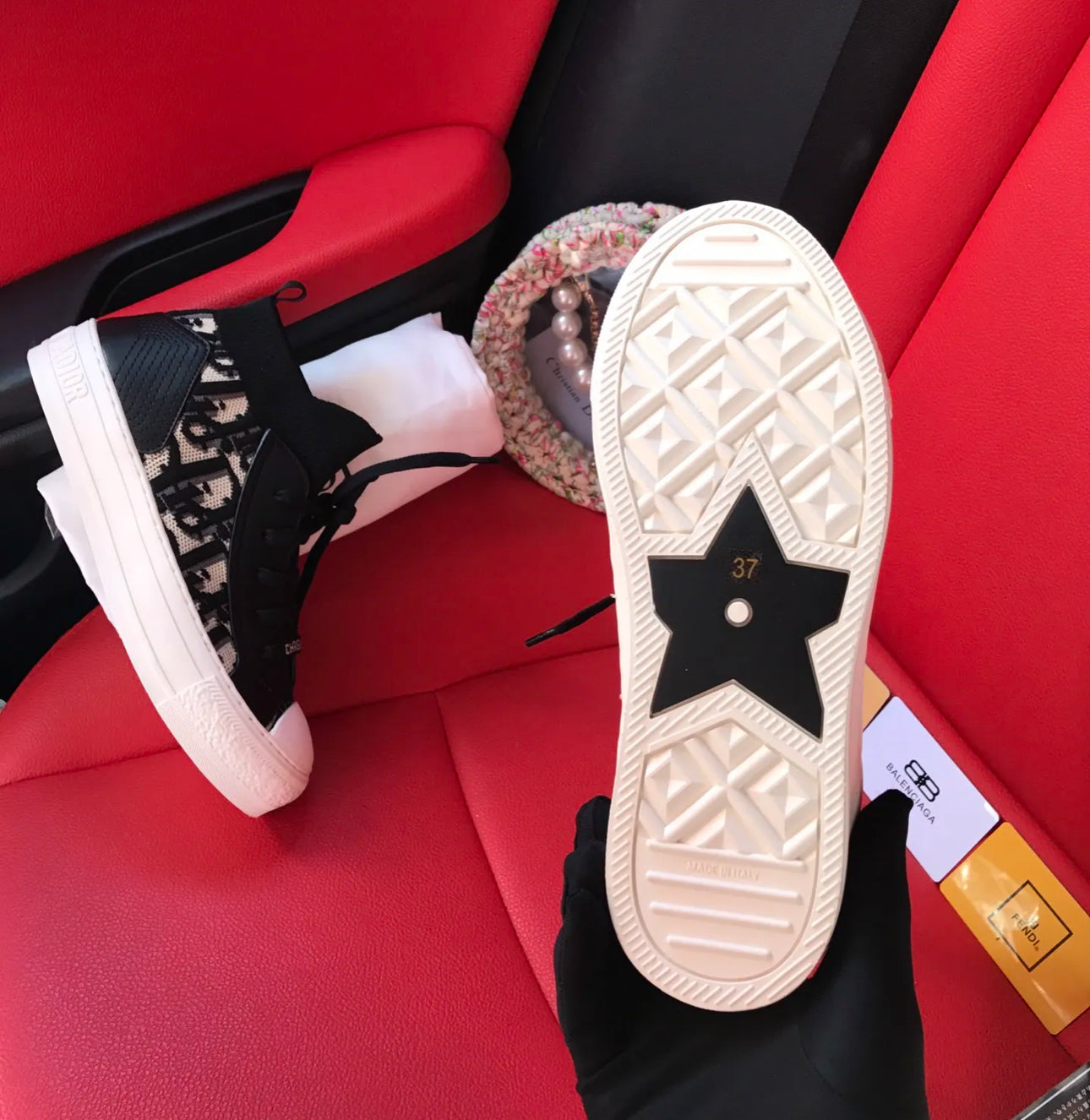 Adult high top boots