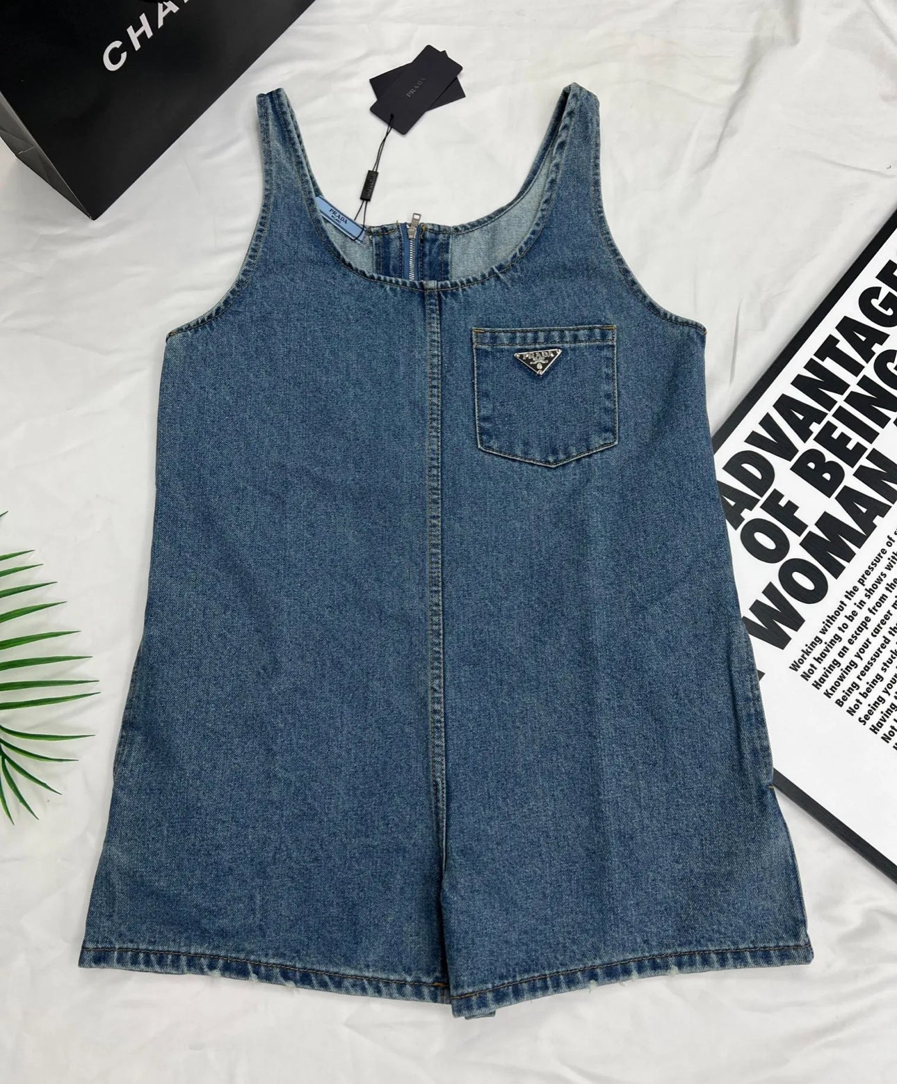 Denim jumpsuit
