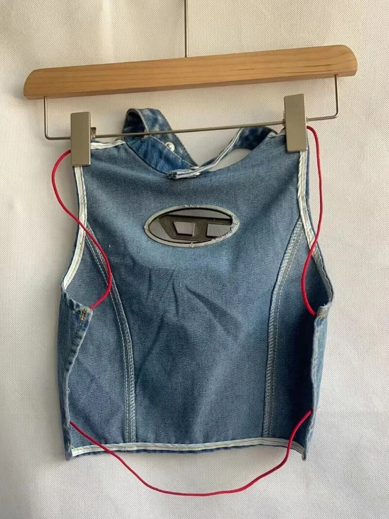 Adult Denim crop top