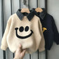 Boys happy face sweater