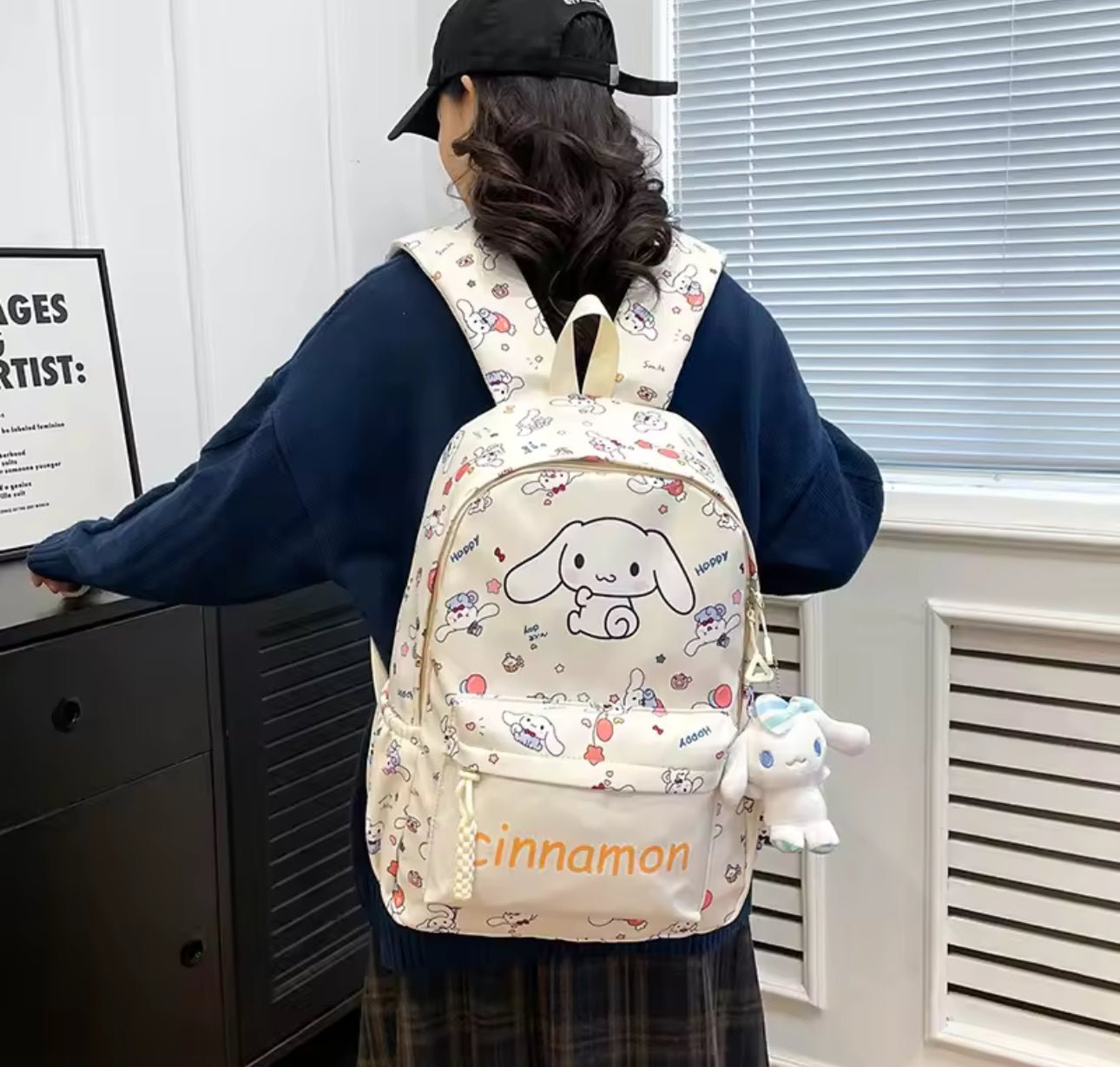 Cinnamon roll Backpack