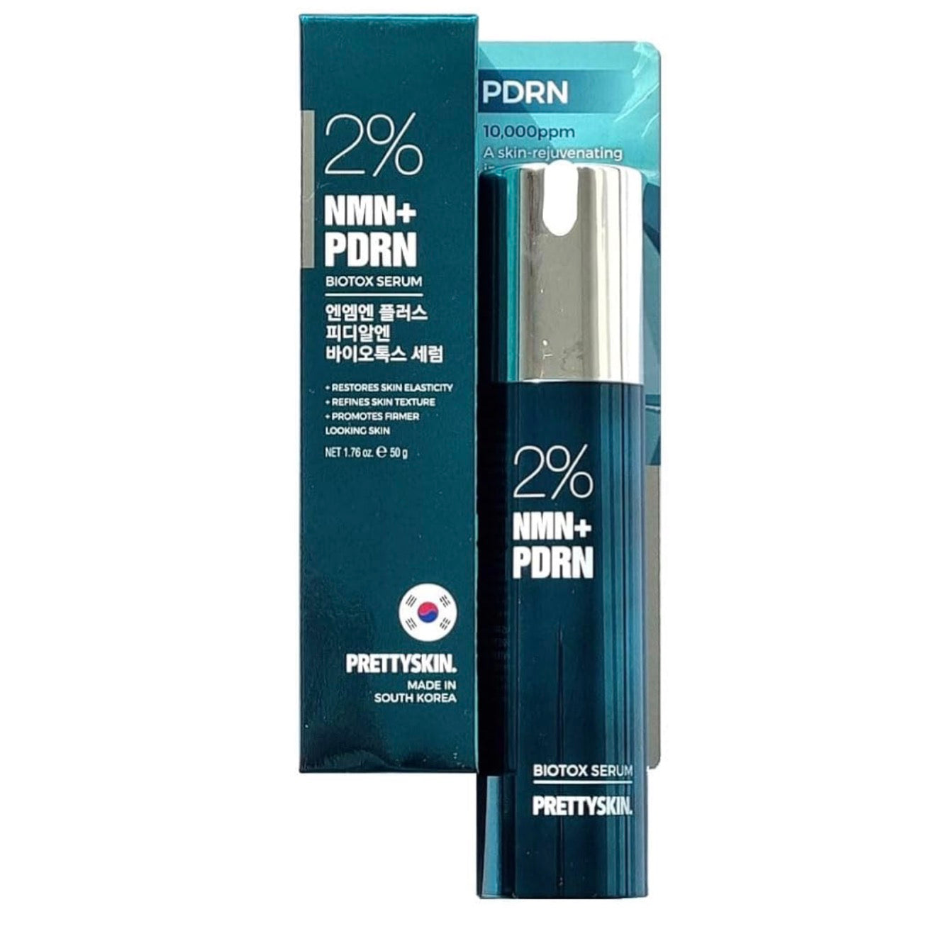 PRETTYSKIN NMN+PDRN Biotox Serum 2% 1.76 oz Restores Elasticity & Firms