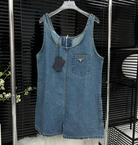 Denim jumpsuit