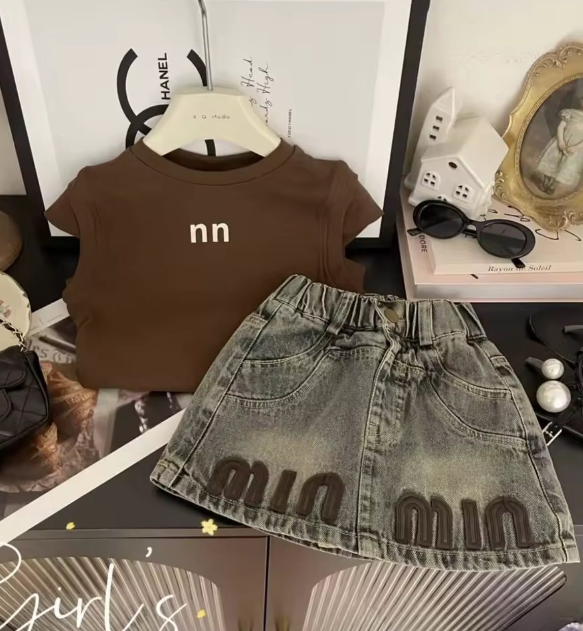 Kids skirt set