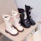 High top kids boots