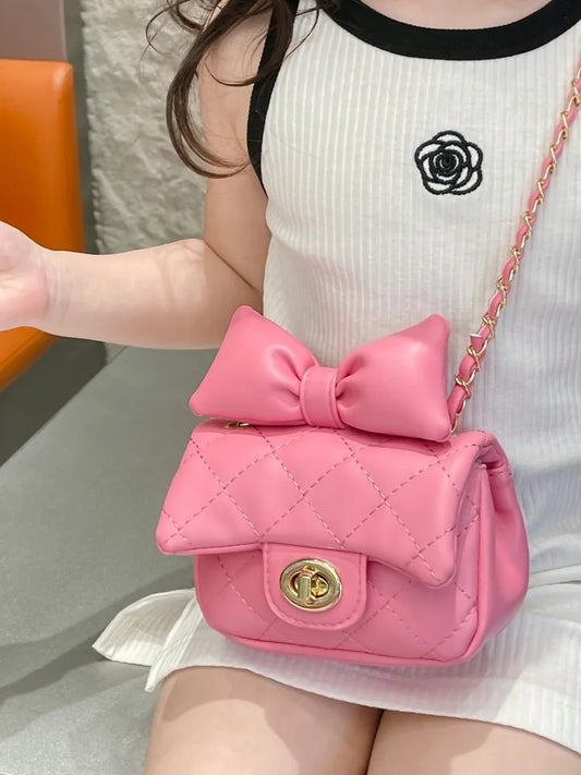 Girls big bow bags