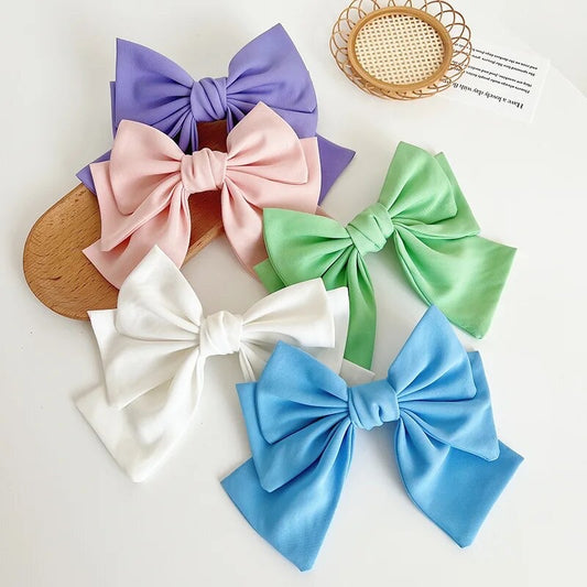 Satin bows “5 pieces “