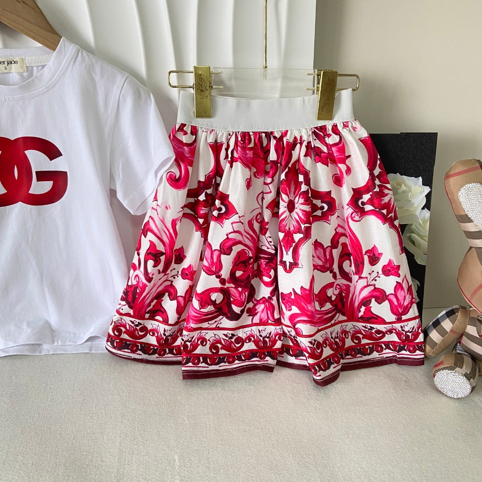 D Girls skirt Set