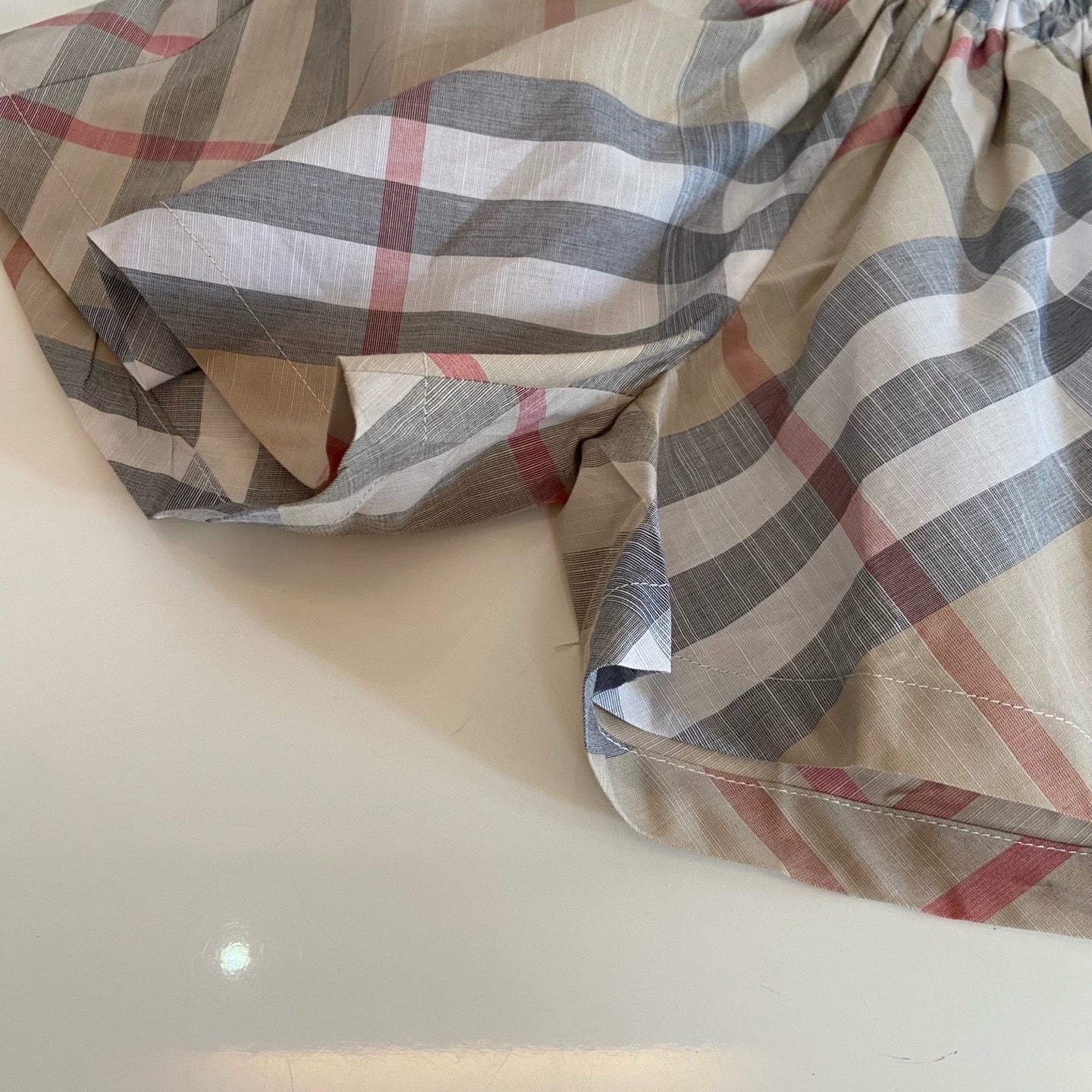 Plaid Girls skirt set