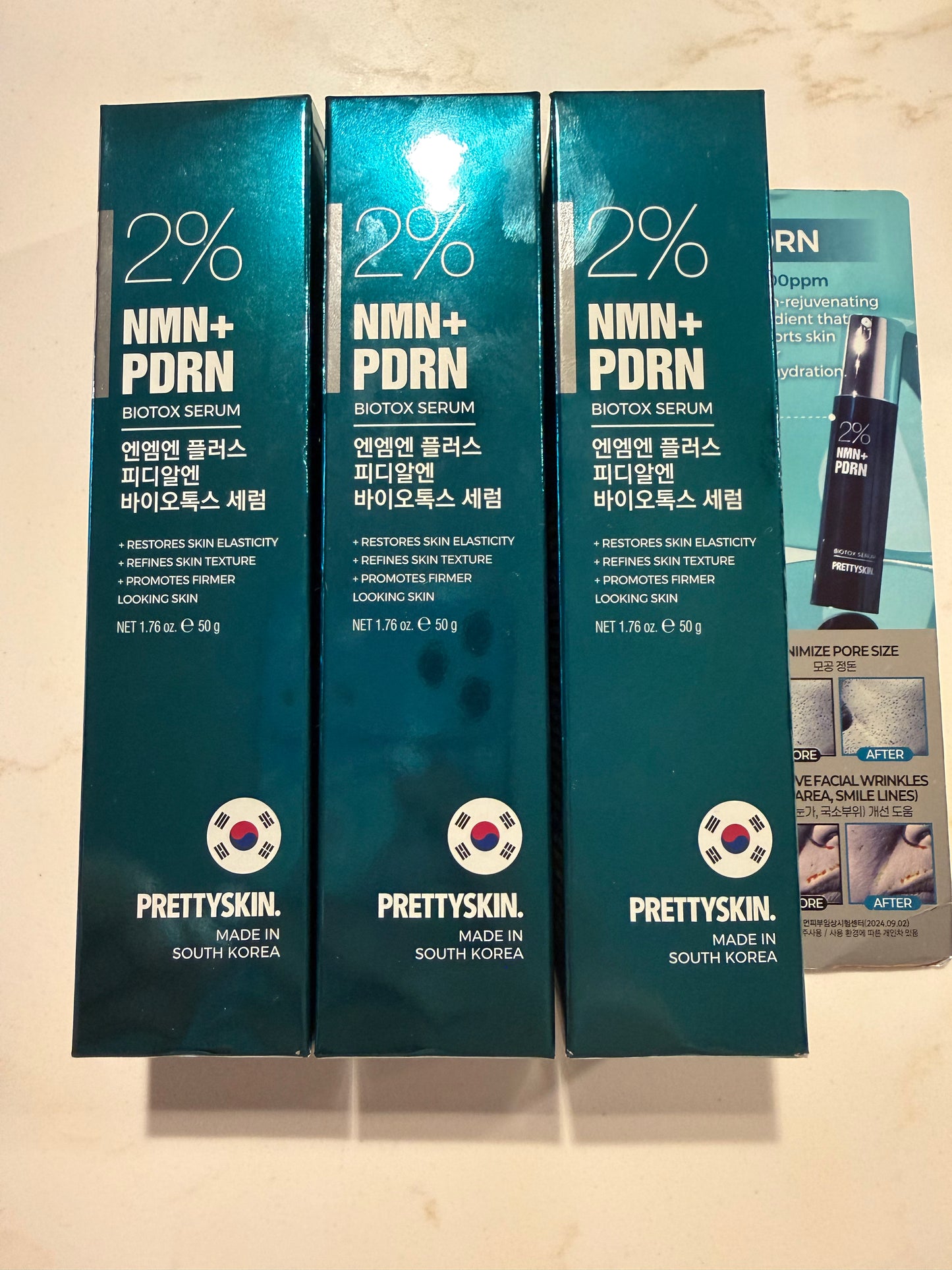PRETTYSKIN NMN+PDRN Biotox Serum 2% 1.76 oz Restores Elasticity & Firms