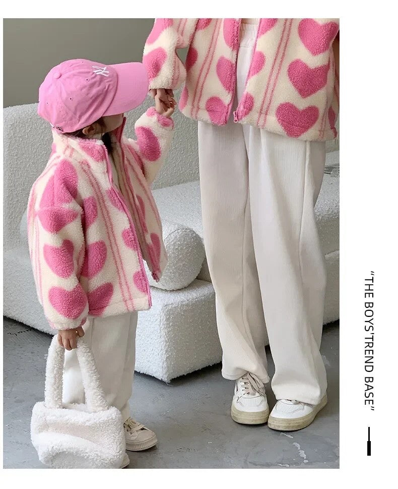 Girls valentine coat