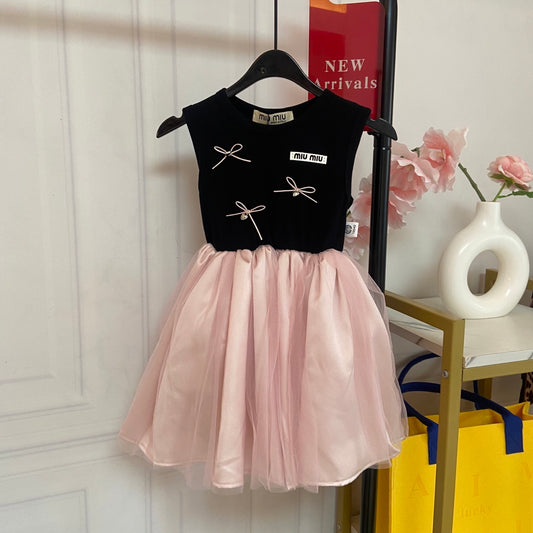 Girls pink Dress Miu
