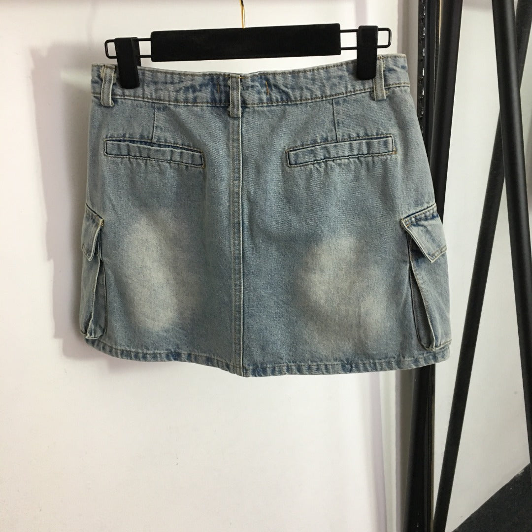Denim skirt