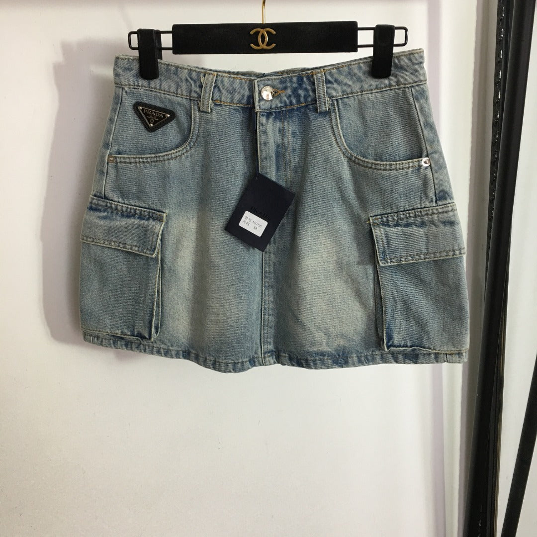 Denim skirt
