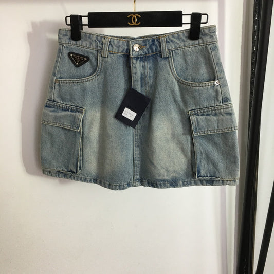Denim skirt