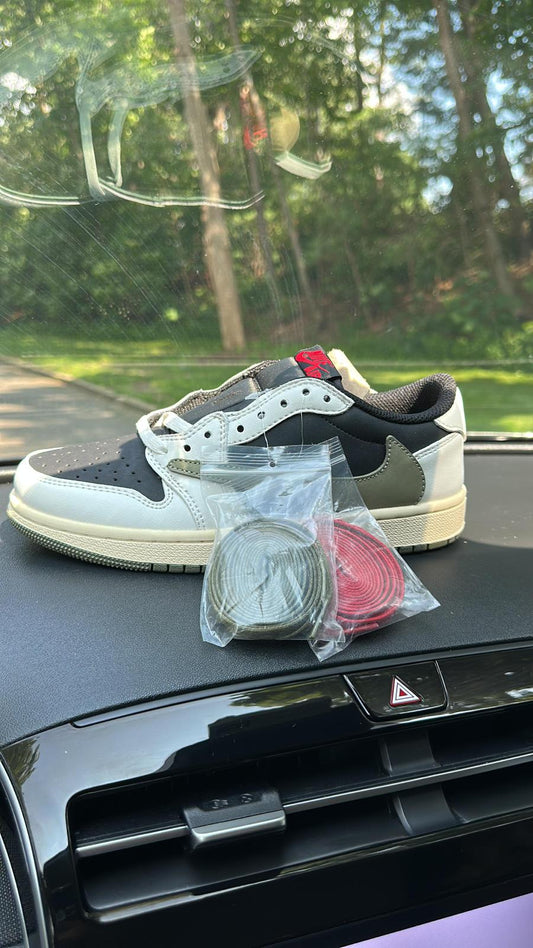 Customized olive shoes