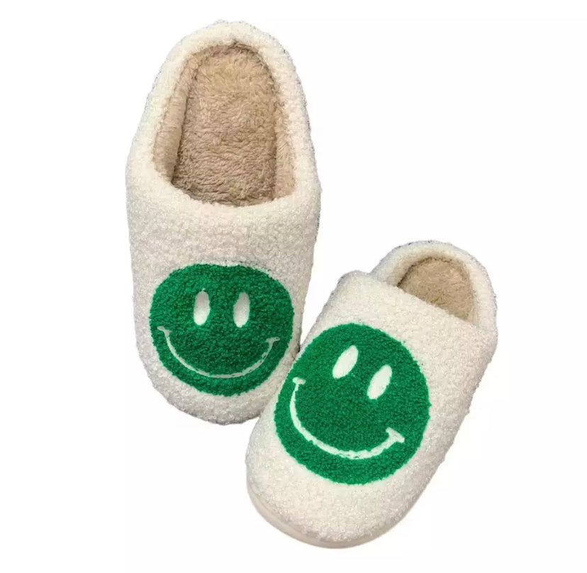 Smiley face slippers