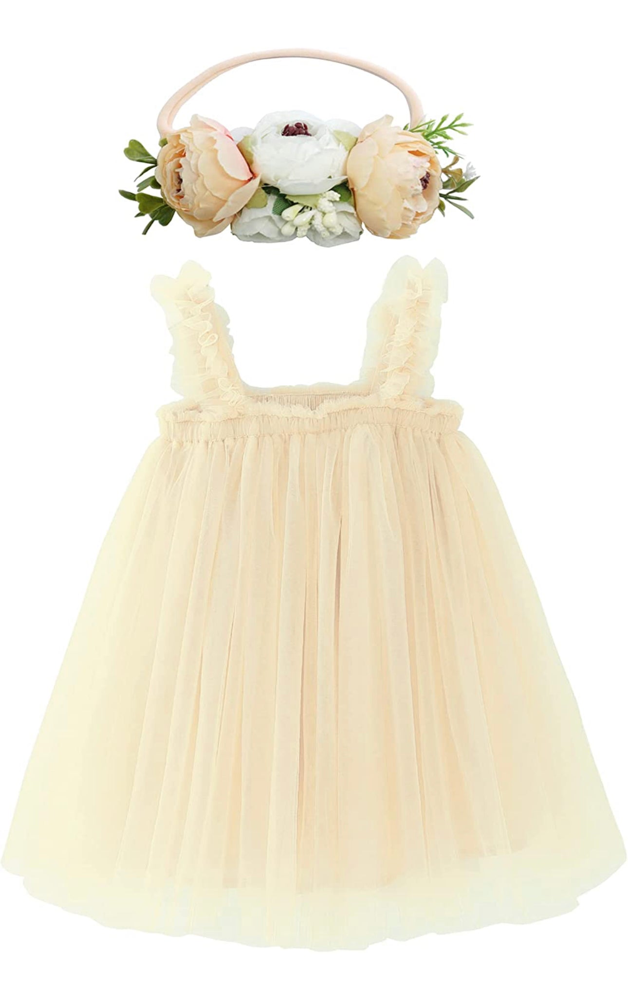 Baby tulle dress set