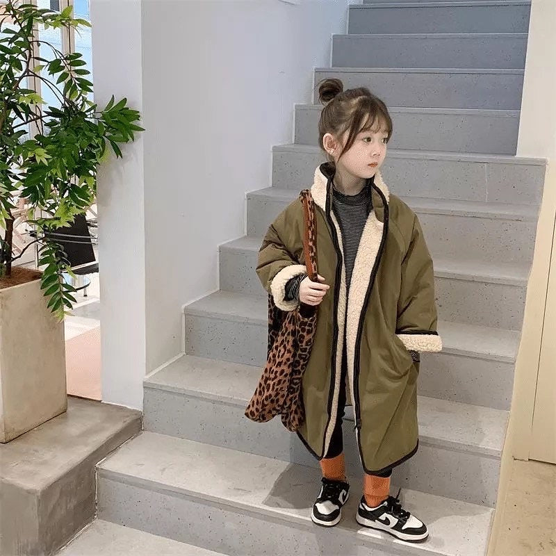 Cartoon reversible coat