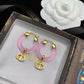 Pink earrings