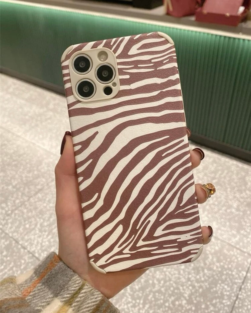 Zebra print case