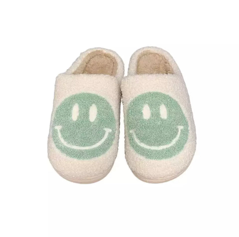 Smiley face slippers