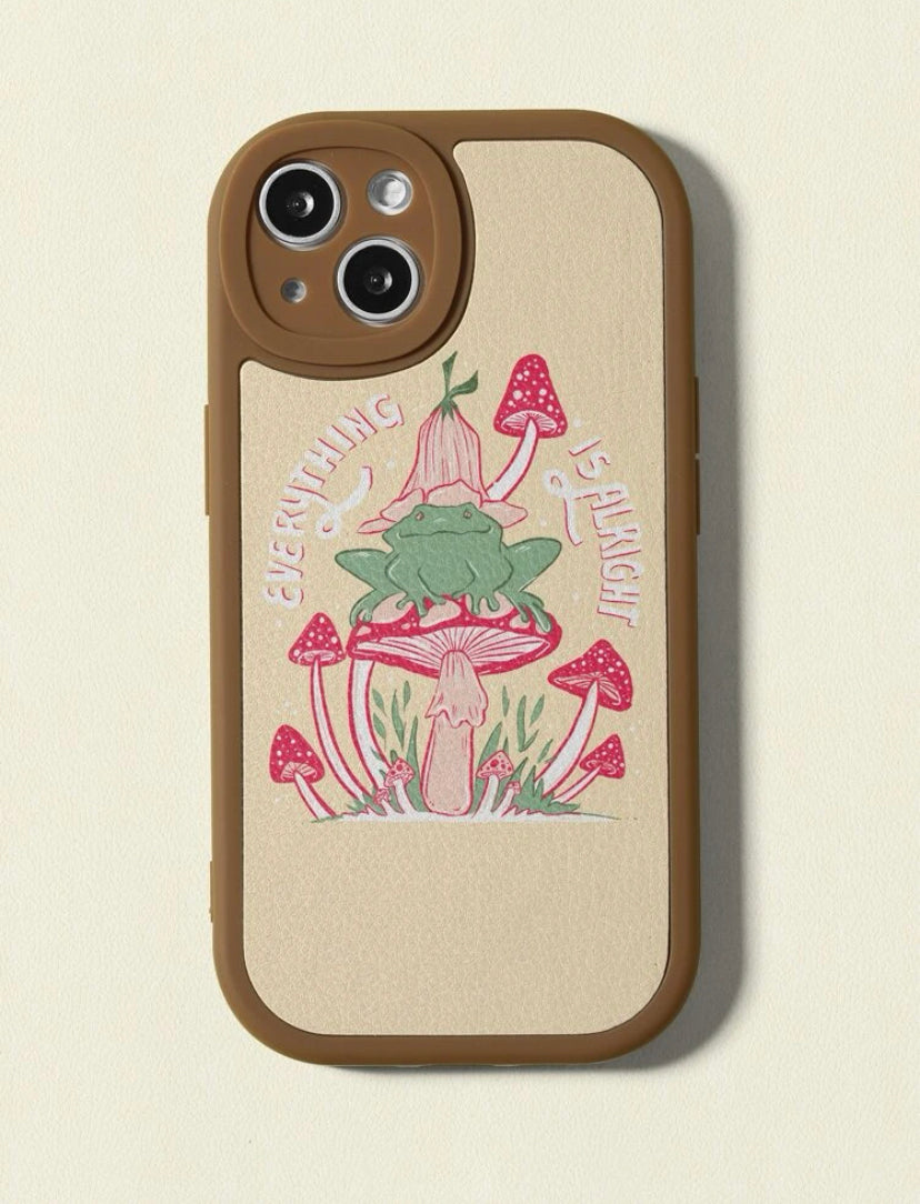 Mushroom iPhone case