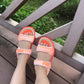 Neon sandals