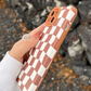 Twisted checkered case