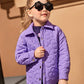 Purple girls coat