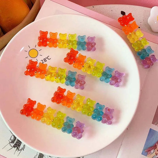 Gummy bear clips 2 pieces