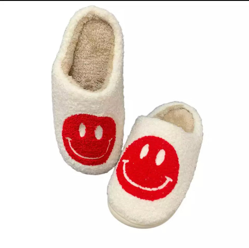 Smiley face slippers