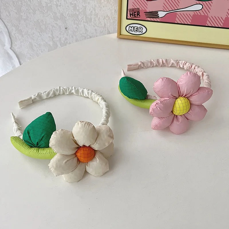 Floral spring headband