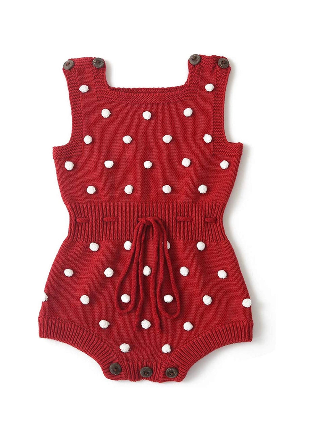 Baby crochet romper