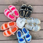 Neon sandals