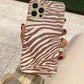 Zebra print case