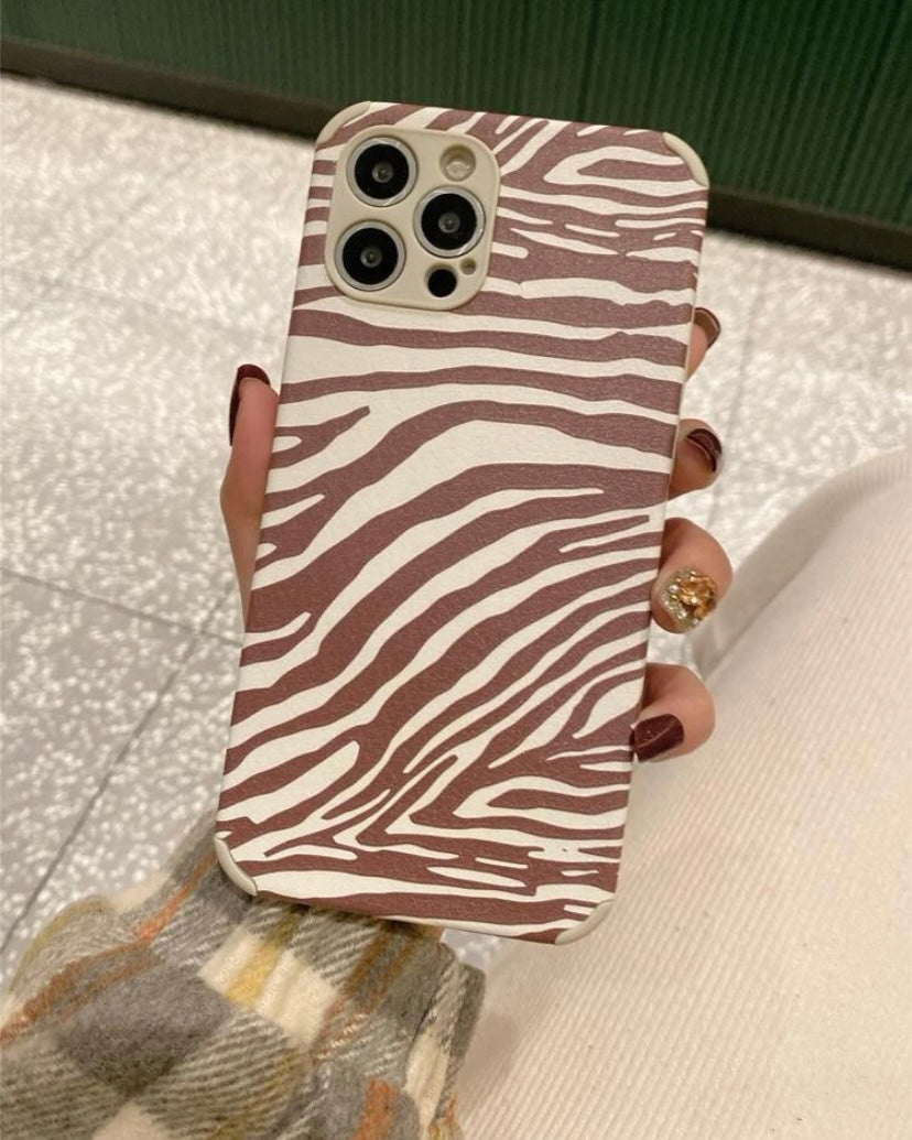 Zebra print case