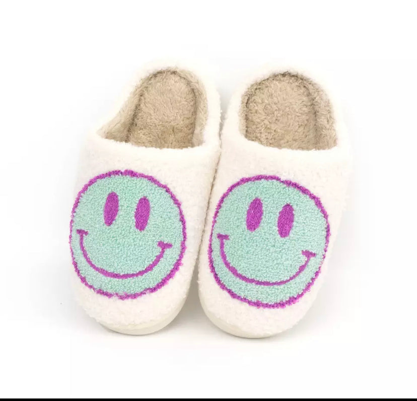 Smiley face slippers