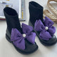 Big bow boots