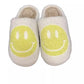 Smiley face slippers