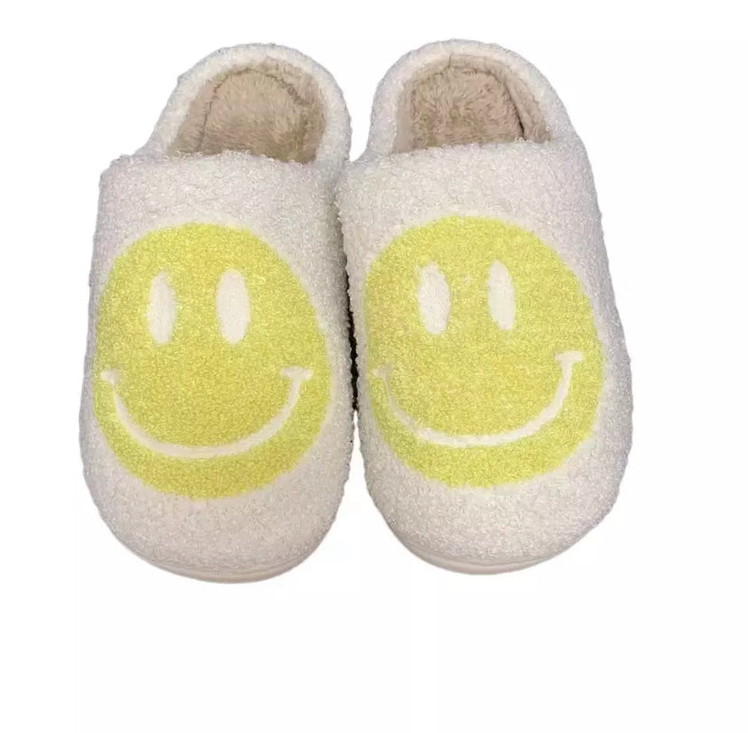 Smiley face slippers