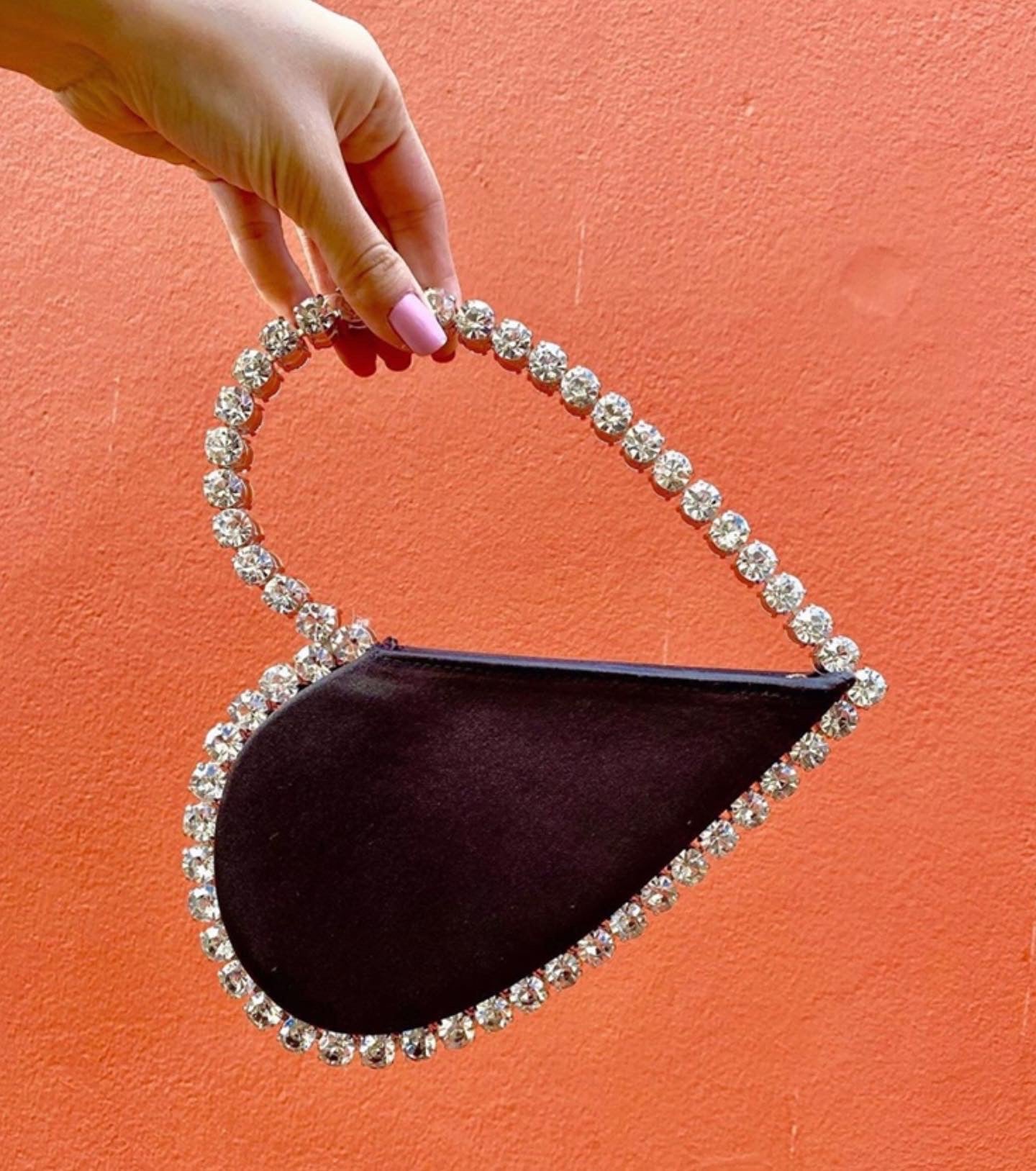 Heart bling  bag