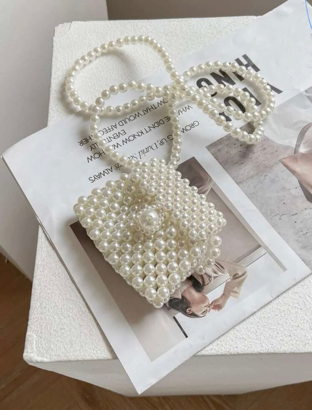 Small pearls bag