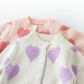 Baby heart Romper Set