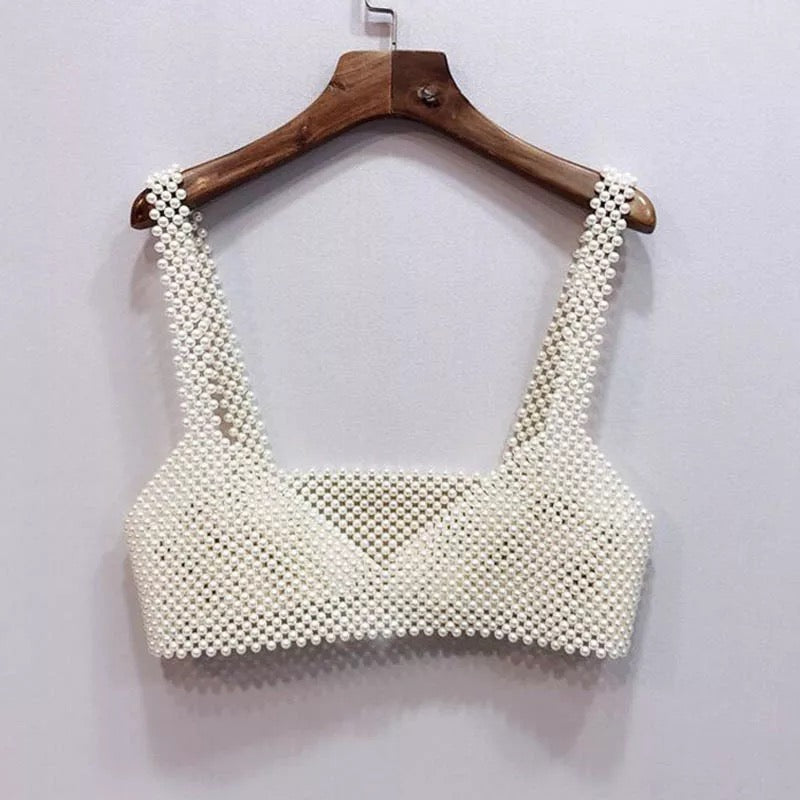 Pearls crop top