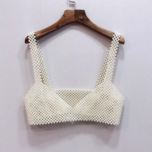 Pearls crop top