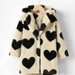 Girls heart coat
