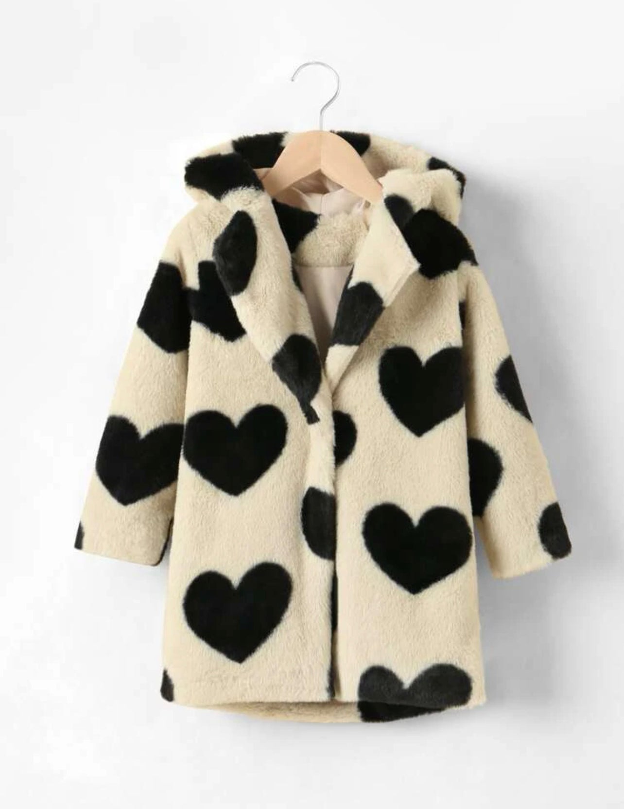 Girls heart coat