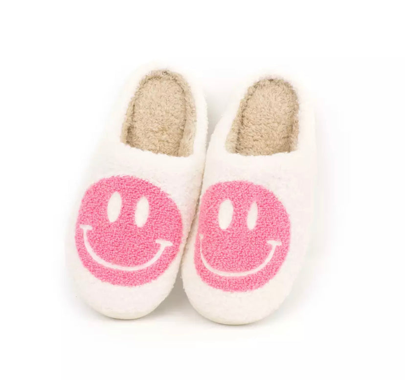 Smiley face slippers