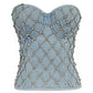 Denim crop top